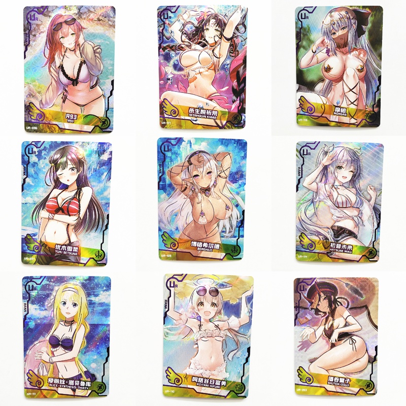 Card Collection Animated/Game's Characters Manga Shiny Card Artwork Fan-Fiction UR Girls Card