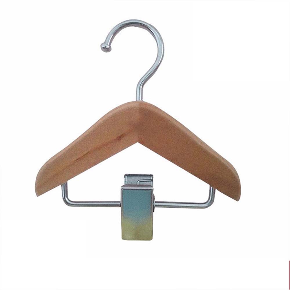 Móc Treo Quần Áo Mini Bằng Gỗ Trơn Kích Thước Nhỏ Sắp Xếp Gọn Gàng Cho Thú Cưng Chó Mèo