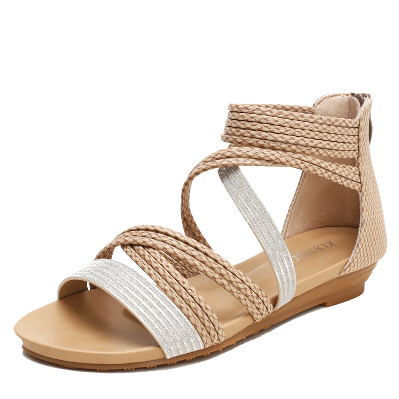 Sandal Đế Xuồng Phong Cách La Mã Thời Trang Mùa Hè Hàng Mới Dành Cho Bạn Nữ A1260-13