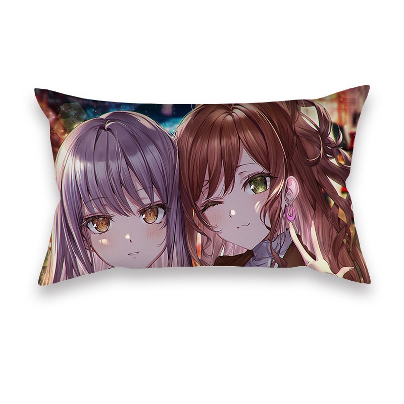 50 * 30cm BanG Dream! Băng Đeo Đầu Dự Tiệc Cho Bé Gái! Vỏ Gối Tựa Bằng Polyester Trang Trí Nhà Cửa / Xe Hơi