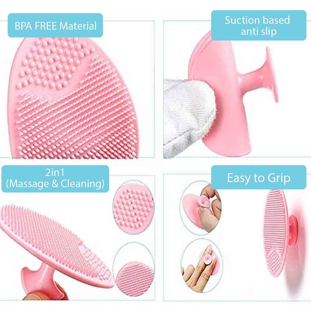 Bàn Chải Tắm Bằng Silicone Cho Bé