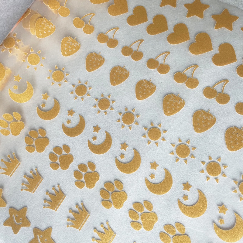 Miếng Dán Ủi Quần Áo / Búp Bê Ropa Màu Vàng / Bạc / Trắng Độc Đáo Diy