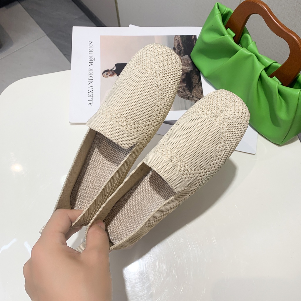 Giày Vải Canvas Đế Mềm Thoáng Khí Thời Trang Xuân Thu Cho Nữ