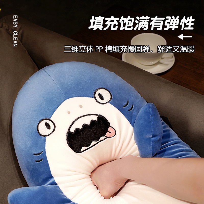 Đồ chơi nhồi bông Hình Cá Mập Dễ Thương Cho Bé