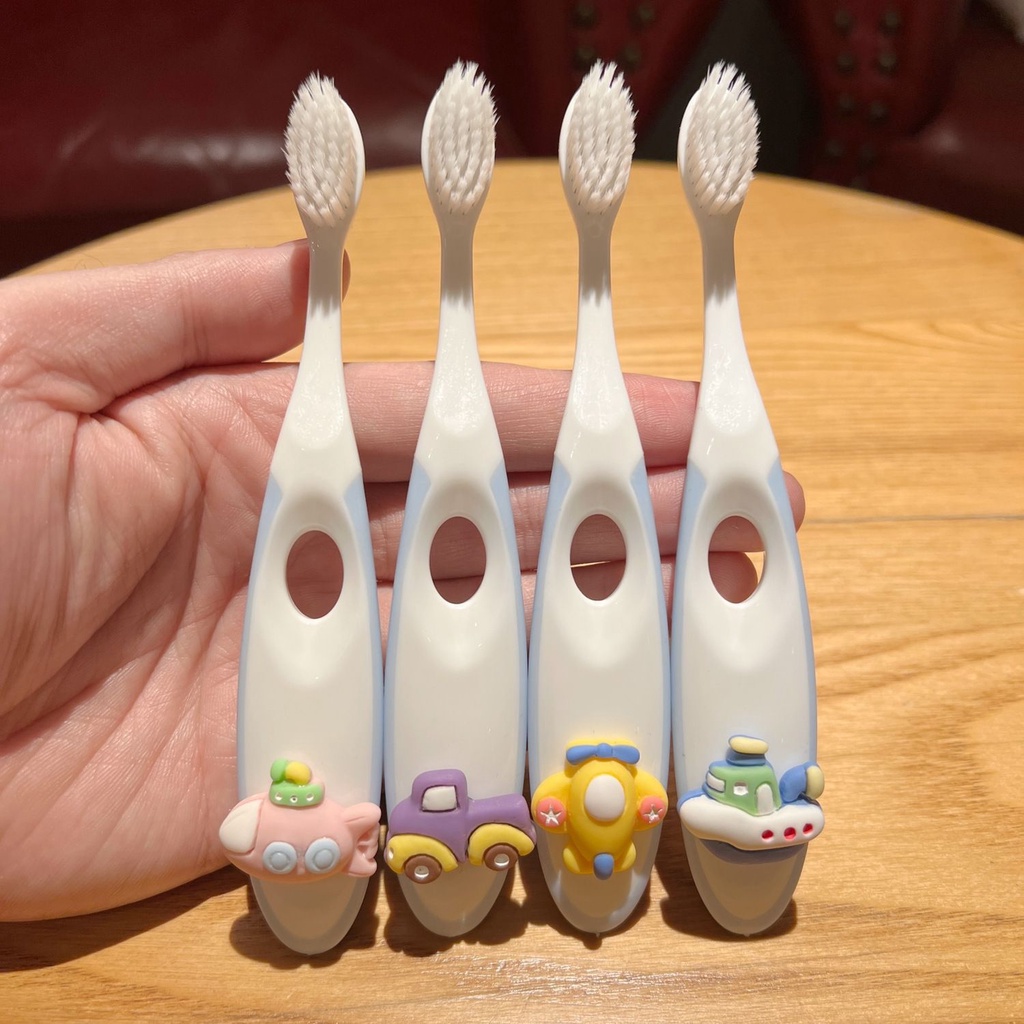 Bàn Chải Đánh Răng Đầu Lông Siêu Mềm Hình Doraemon Cho Bé 2-3 - 4-5 - 6-12 Tuổi