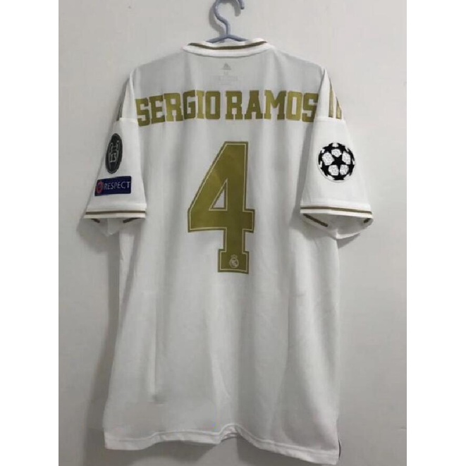 Áo Bóng Đá Tay Ngắn Real Madrid Mùa Giải 19 / 20 Câu Lạc Bộ Real Madrid 2019