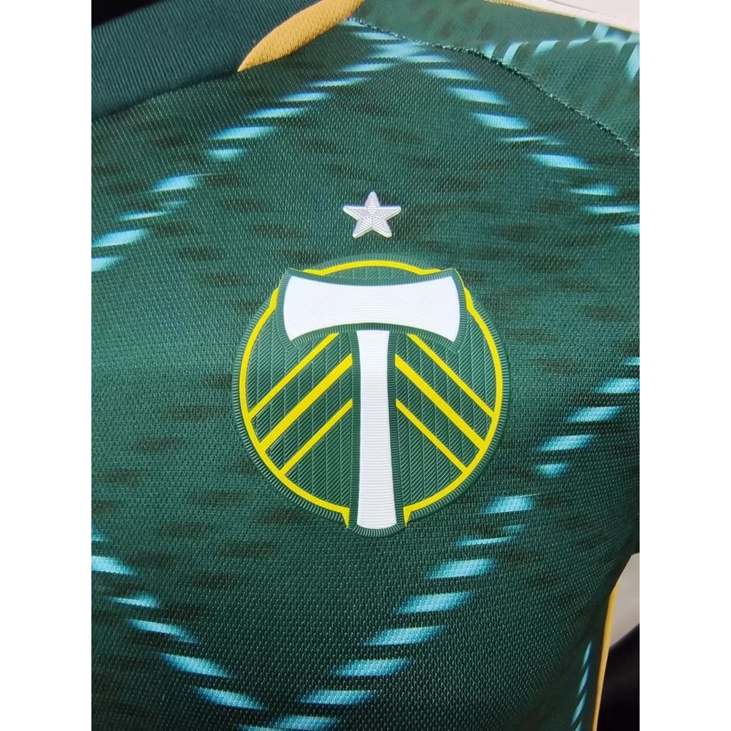 Áo Bóng Đá 23 / 24 Portland Timbers Away Phiên Bản Màu Xanh Lá Cây Cho Nam