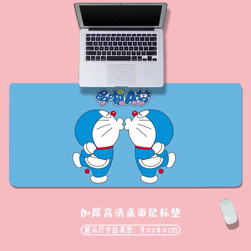 Tấm Lót Chuột Máy Tính Chống Bụi In Hình Doraemon Dễ Thương