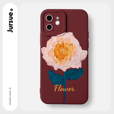 Ốp lưng JURSUE mềm chống sốc hình độc lạ dễ thương đẹp Cho iPhone 17 16 15 14 13 12 11 Pro Max SE 2020 X XR XS ip 8 7 Plus Y3179