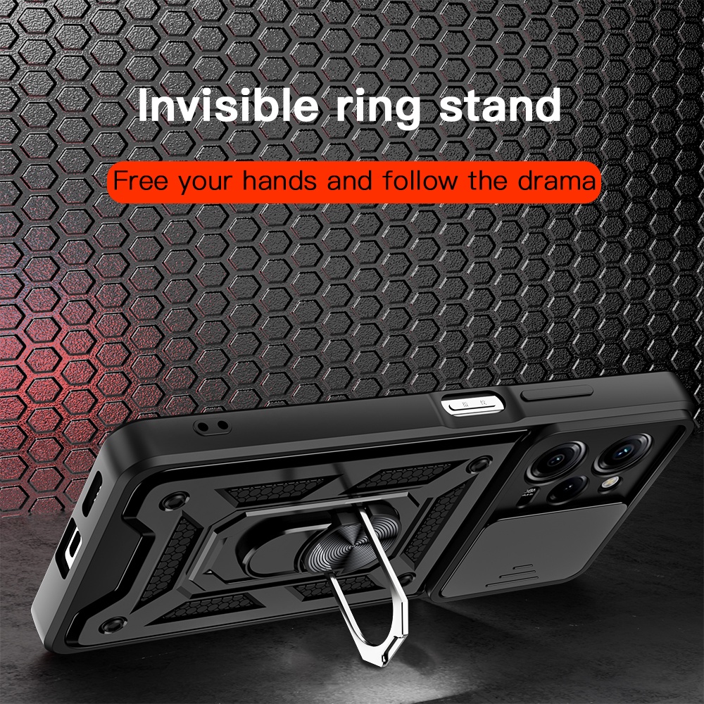 Chống sốc cứng bảo vệ tay áo với hỗ trợ Poco X5 Pro X4 Pro X3 Pro X4 GT Poco F5 Pro F4 M5 M4 Pro C65