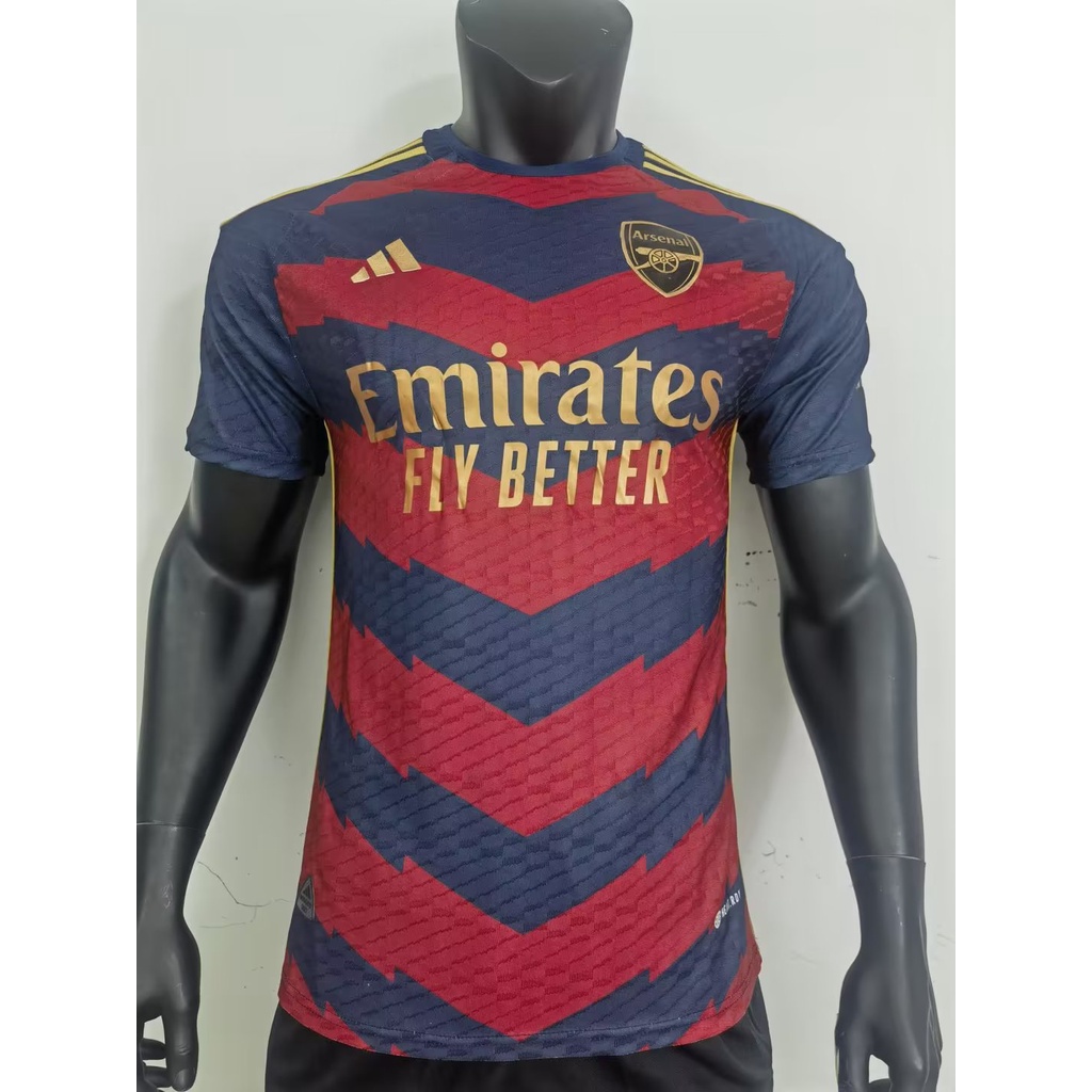 Áo Thun Bóng Đá Tay Ngắn Cao Cấp Màu Ngọc Lam Arsenal 2324 Mới