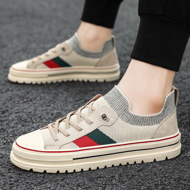 Giày Thể Thao Bằng Vải canvas Chống Trượt Thoáng Khí Thời Trang Mùa Hè Mới 2023 Dành Cho Nam