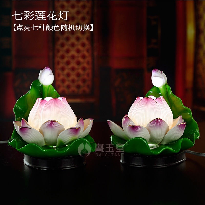 Đèn Lồng Bằng Gốm Hình Phật Trang Trí Phong Cách Phật Giáo