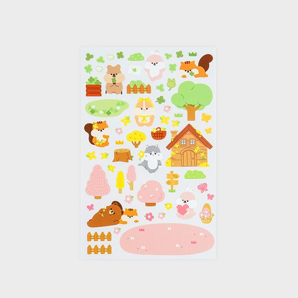 2023 Spring Friends Nhãn Dán Má Hồng Chubby