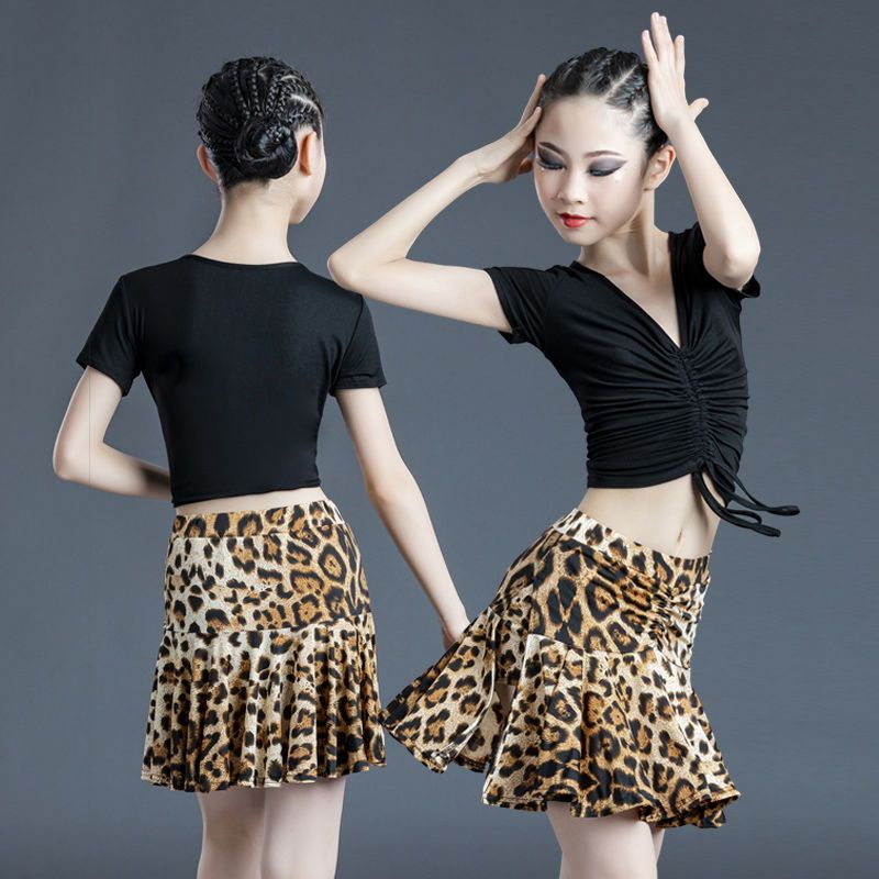 Trang Phục Biểu Diễn Khiêu Vũ Latin Latin Chuẩn 3.244 Cho Bé