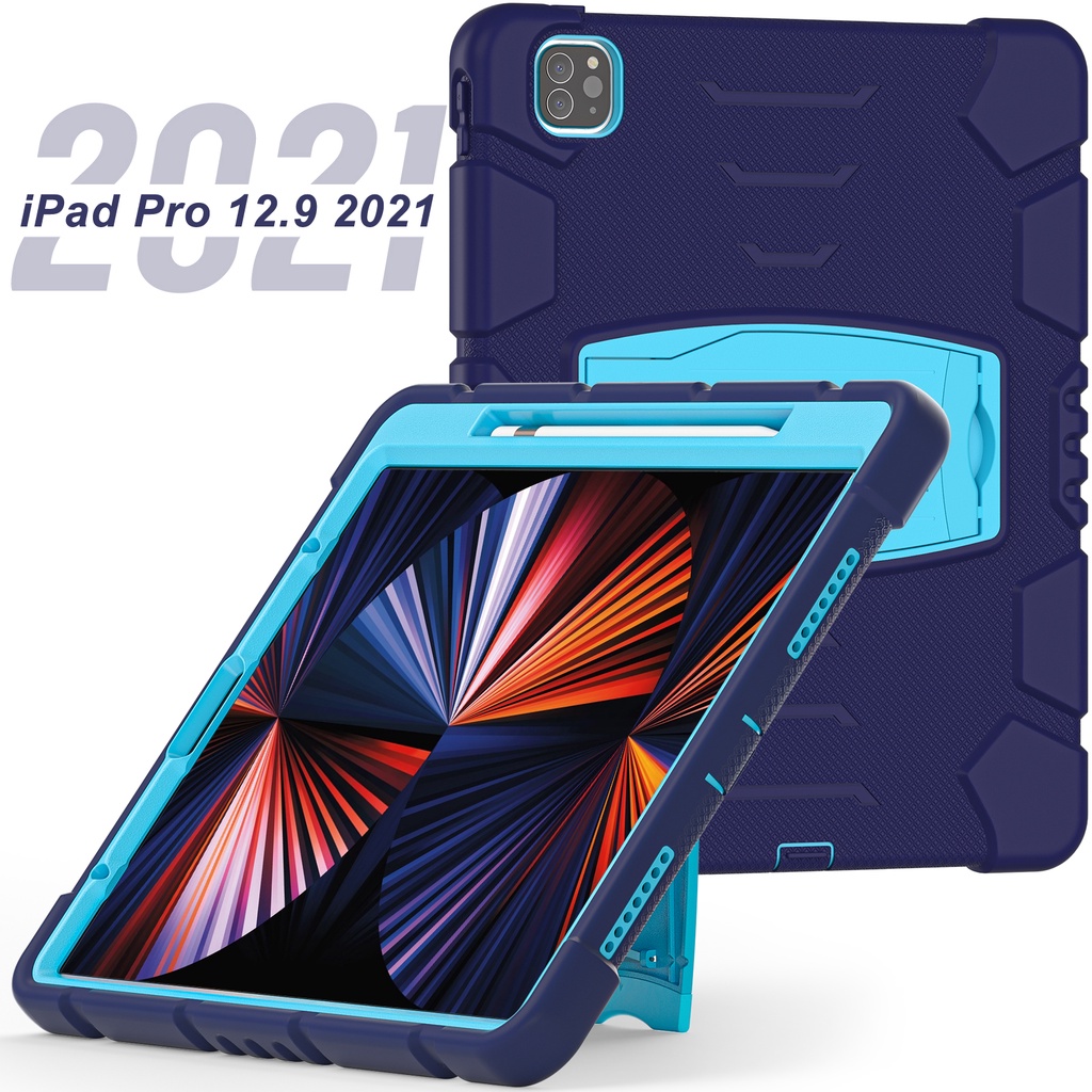 Ốp Máy Tính Bảng Chống Sốc Có Dây Đeo Cho iPad Pro 12.9 2022 / 2021 iPad Pro 12.9 Inch 6th / 5th