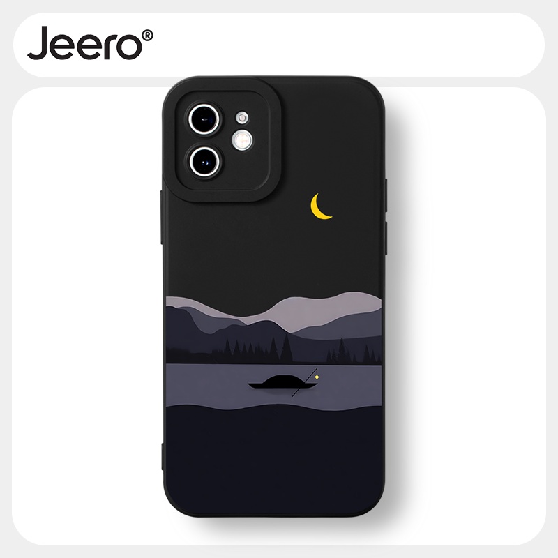 Ốp lưng JEERO mềm chống bẩn dễ thương đẹp ngầu nam Cho iPhone 15 14 13 12 11 Pro Max SE 2020 X XR XS 8 7 ip 6S 6 Plus HFF2709