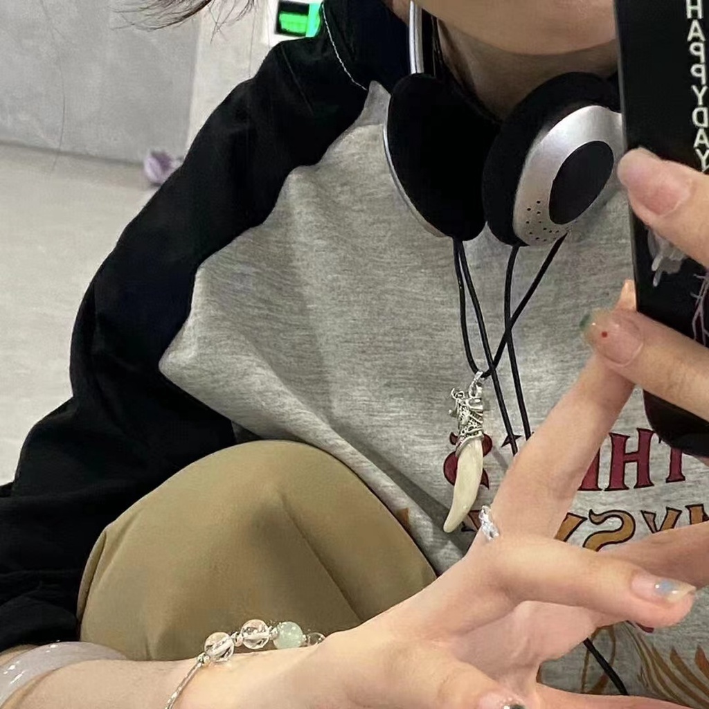 Ethelgirl Áo Thun Tay Ngắn Dáng Rộng In Họa Tiết Bảng Điều Khiển Phong Cách Hàn Quốc Cổ Điển Thời Trang Cho