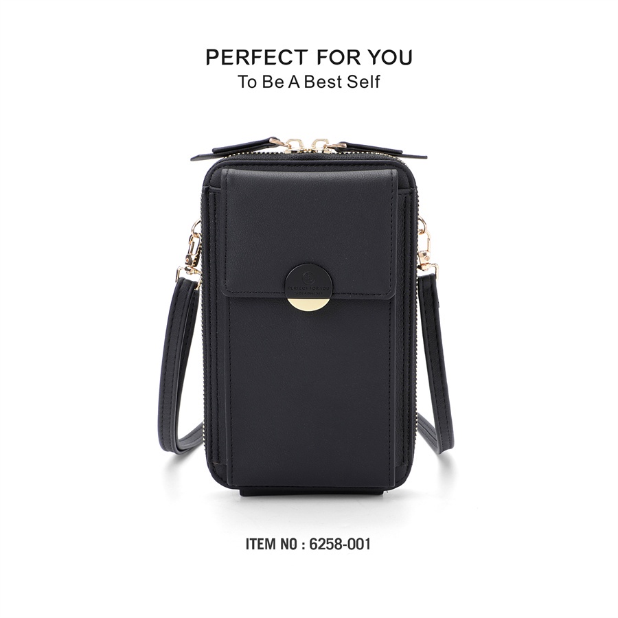 Túi Xách Đeo Vai Dáng Dài Đựng Điện Thoại Thời Trang Dành Cho Nữ Perfect For You 6258-001
