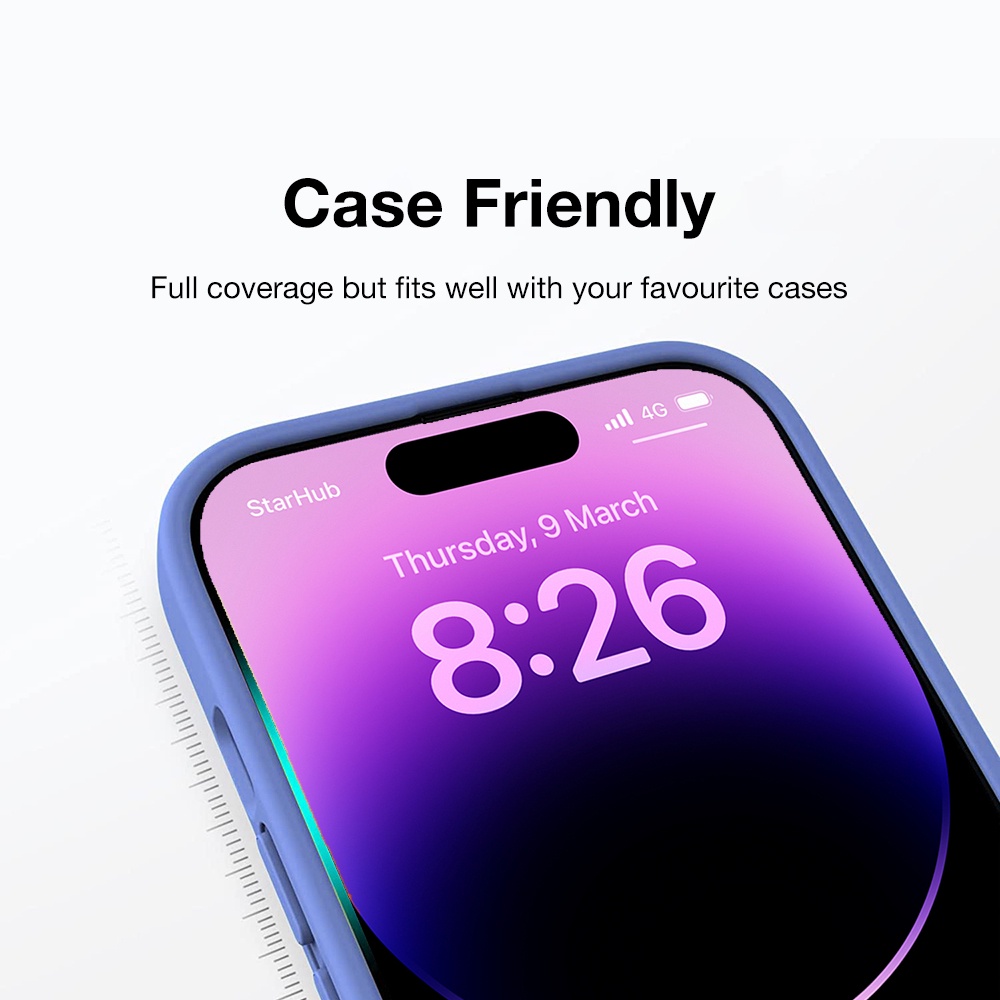 Kính Cường Lực Bảo Vệ Màn Hình iPhone 14 Pro Max / 13 / 12 / 11 / XR / Xs Plus Kèm Phụ Kiện