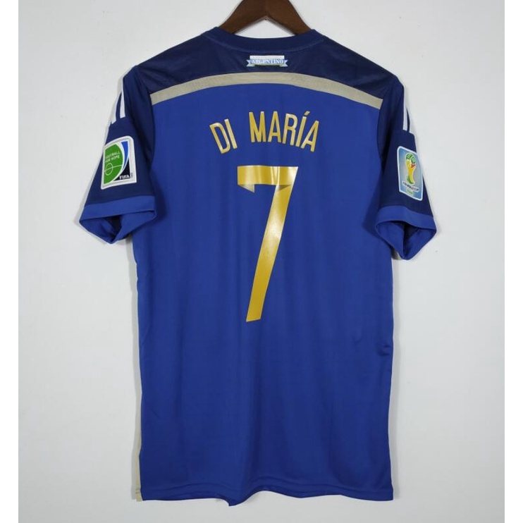 Áo Thun Đá Banh Tay Ngắn / Dài Kiểu Đội Tuyển Quốc Gia Argentina 2014