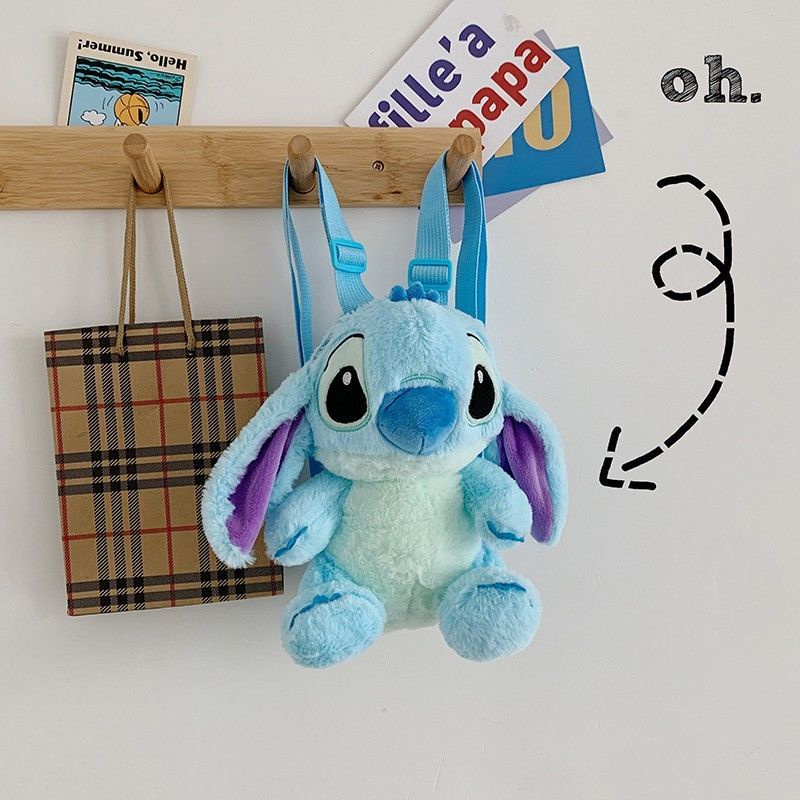 Ba Lô Đi Học Hình Stitch Hoạt Hình Nhật Bản Đáng Yêu Cho Bé Gái