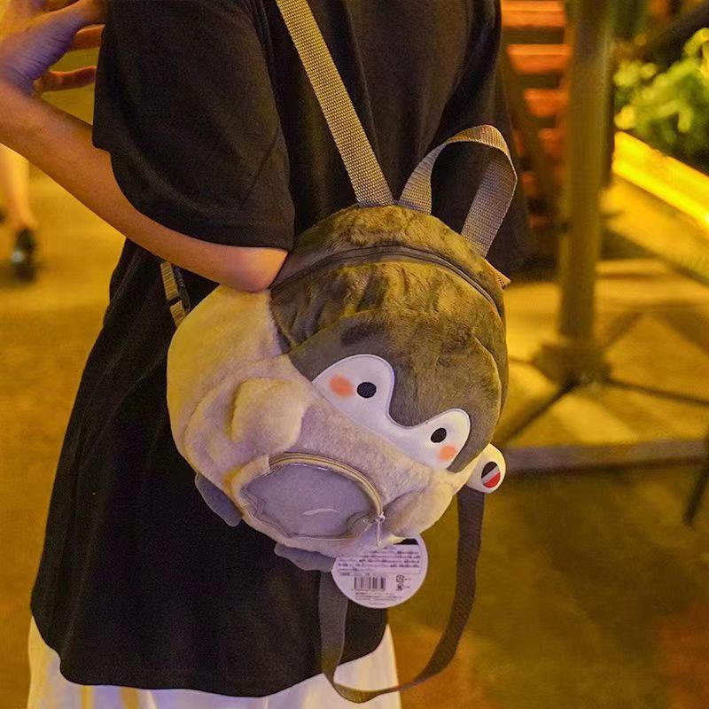 Ba Lô Mini Hình Chim Cánh Cụt Hoạt Hình Xinh Xắn Dành Cho Nữ FT5023