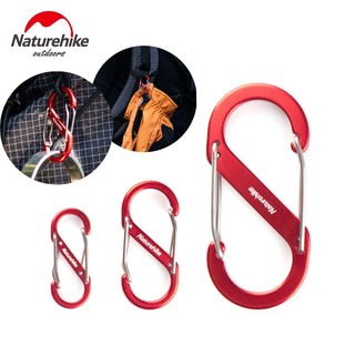 Móc Khóa Carabiner Bằng Hợp Kim Nhôm Đa Năng Hình Chữ S Naturehike