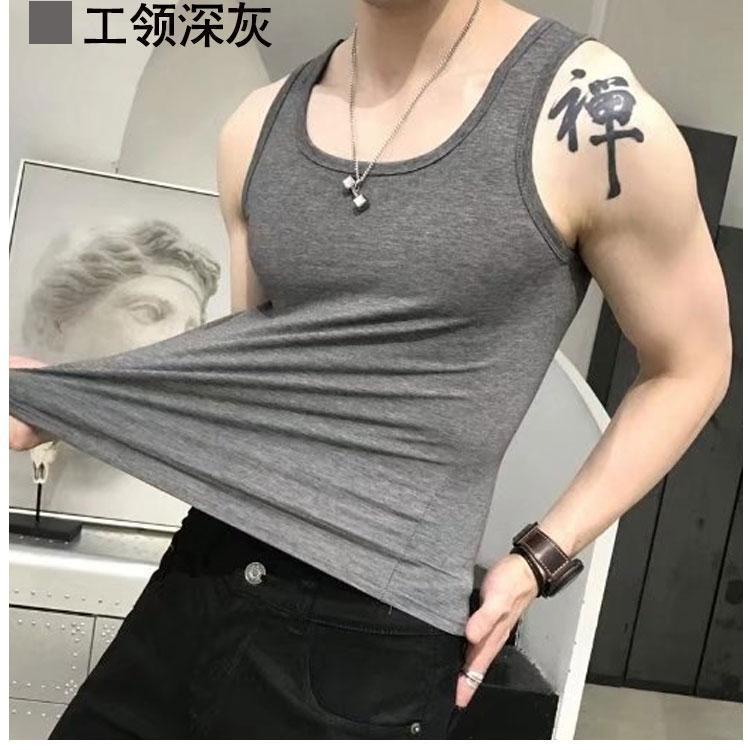 Áo Ba Lỗ Thể Thao Cổ Cao Ôm Dáng Thời Trang Mùa Hè Cho Nam