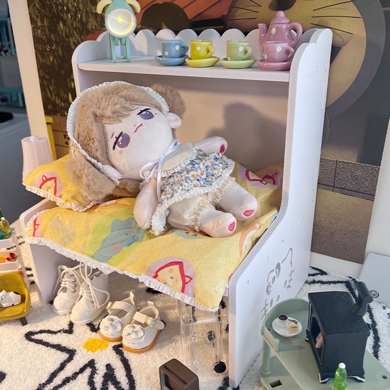 Giường Ngủ Dành Cho Búp Bê Bjd 20cm 30cm 6 Điểm