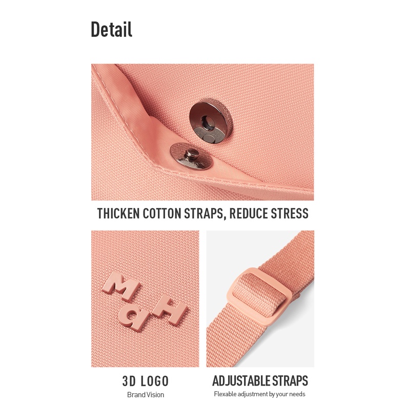 Mah Glacier Ba Lô Đựng Laptop Màu Hồng Dòng OLI Giải Trí Cho Nữ-Mini