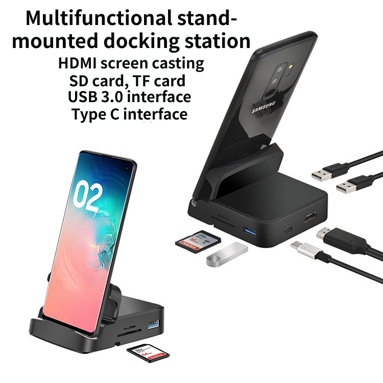 USB C HUB Dex Station sang USB 3.0 HDMI tương thích với HUB cho Samsung S20 Note 20 Huawei P40 Mate 30 Type C Dock Station