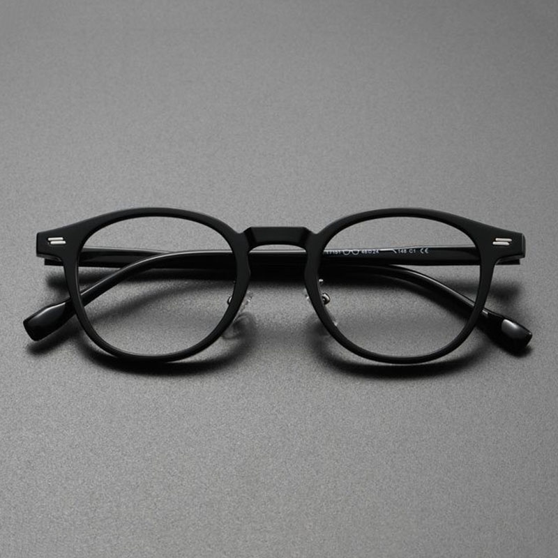 Kính Mát Gọng Tròn TR90 Siêu Nhẹ Phong Cách Retro Thời Trang Cho Nam Nữ