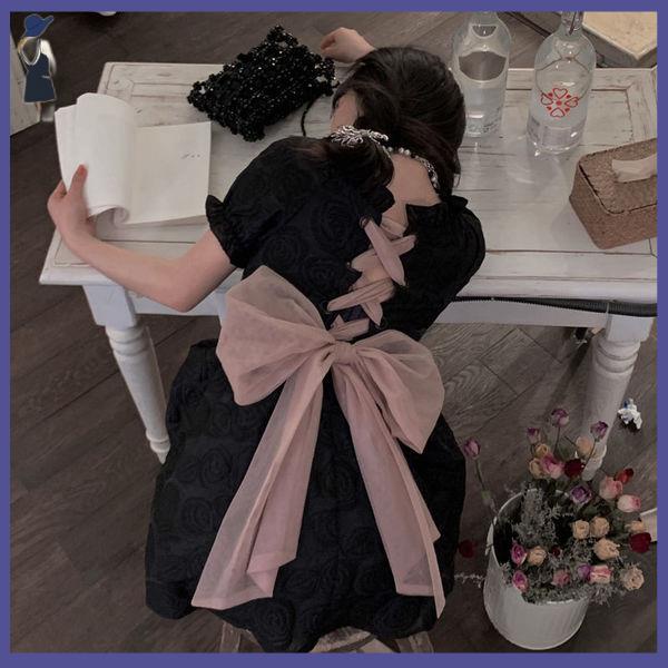 váy babydoll Đầm Ôm Eo Cột Dây Nơ Thời Trang Xuân Hè 2023