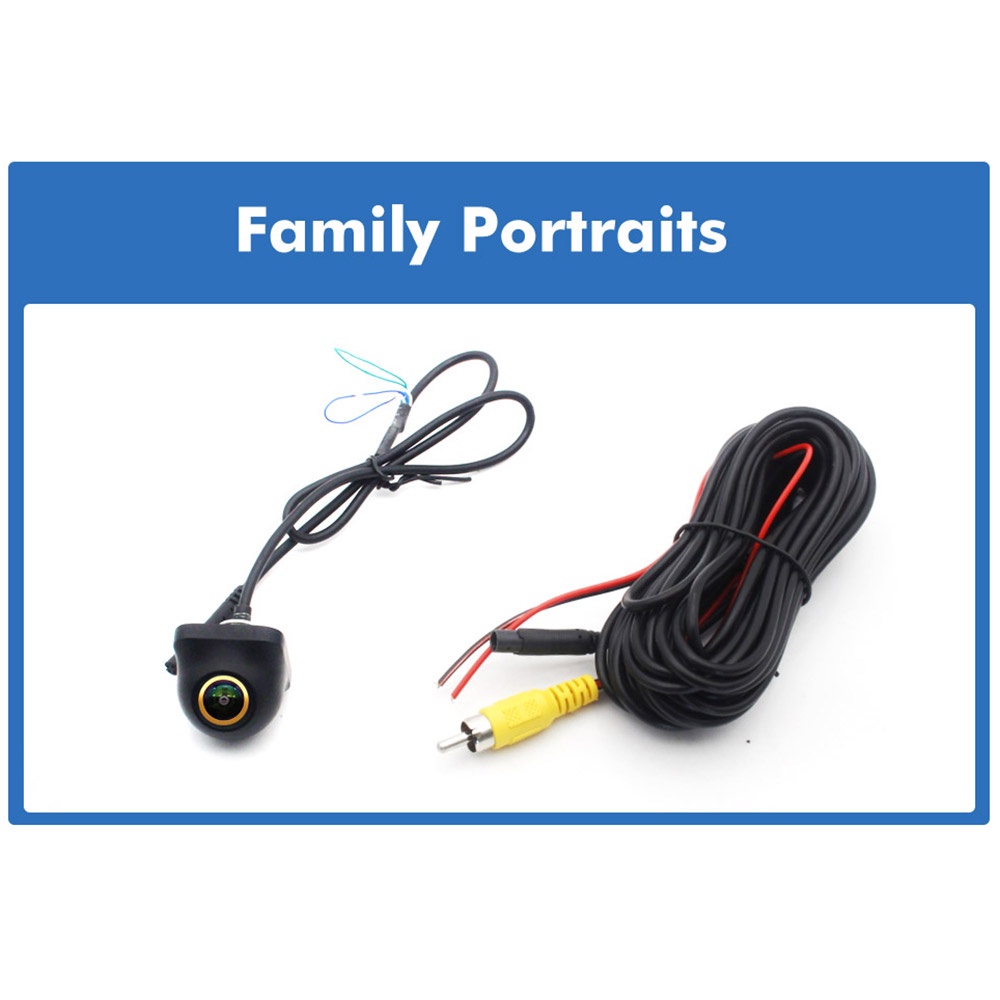 Smartour AHD 1080P Tầm nhìn ban đêm 180 độ Ống kính mắt cá Camera lùi ô tô Camera quan sát phía trước / bên / phía sau