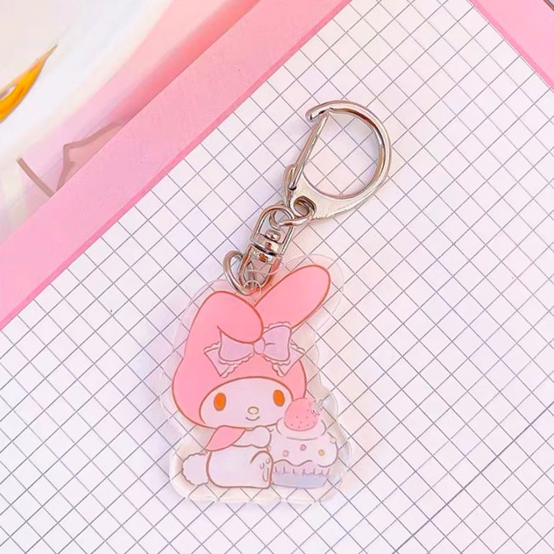 Móc Khóa khóa Hình Thỏ Sanrio Kuromi Cinnamoroll Dễ Thương