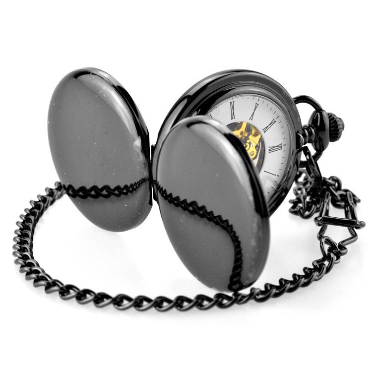 Đôi Đồng Hồ Bỏ Túi Cổ Điển Hai Chữ Số La Mã Màu Vàng Kim Phong Cách vintage Cho Nam