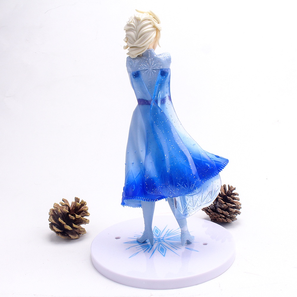 DISNEY Mô Hình Công Chúa Elsa Anna 21cm Trang Trí Bánh Kem