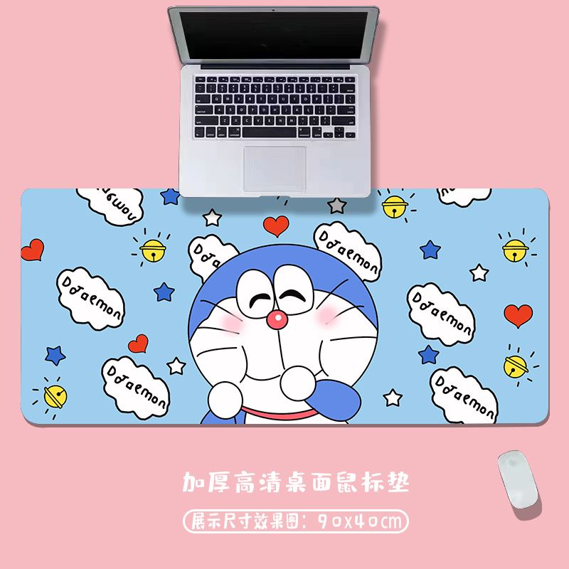 Tấm Lót Chuột Máy Tính Chống Bụi In Hình Doraemon Dễ Thương