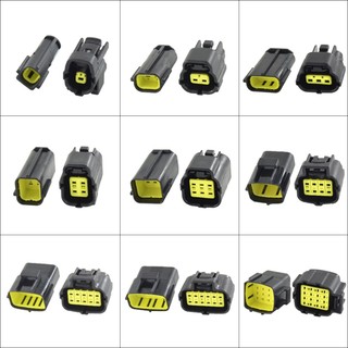1 Bộ Đầu Nối Dây Điện Chống Nước 1.8mm 1 / 2 / 3 / 4 / 6 / 8 / 10 / 12 / 16 Pin Denso Cho Xe Hơi