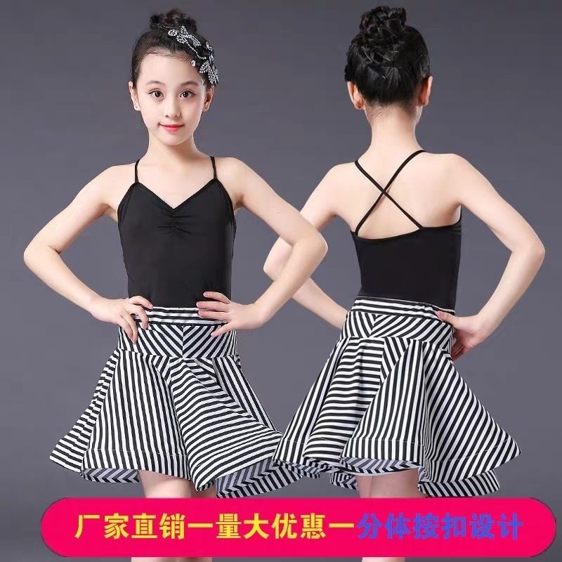 Đầm Khiêu Vũ Latin Hai Dây 3.24 Xinh Xắn Cho Bé Gái