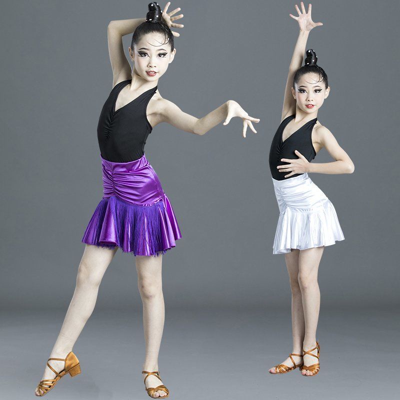 Chân Váy Tua Rua Khiêu Vũ Latin 3.24 Cho Bé Gái