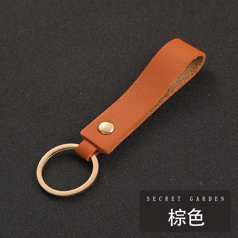 Móc Khóa Da PU Sáng Tạo Cho Xe Hơi