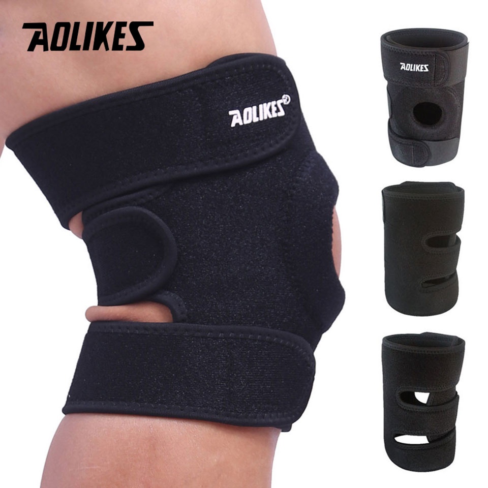 Đai hở quấn đầu gối AOLIKES Neoprene S7 hỗ trợ bảo vệ an toàn trong các hoạt động leo núi