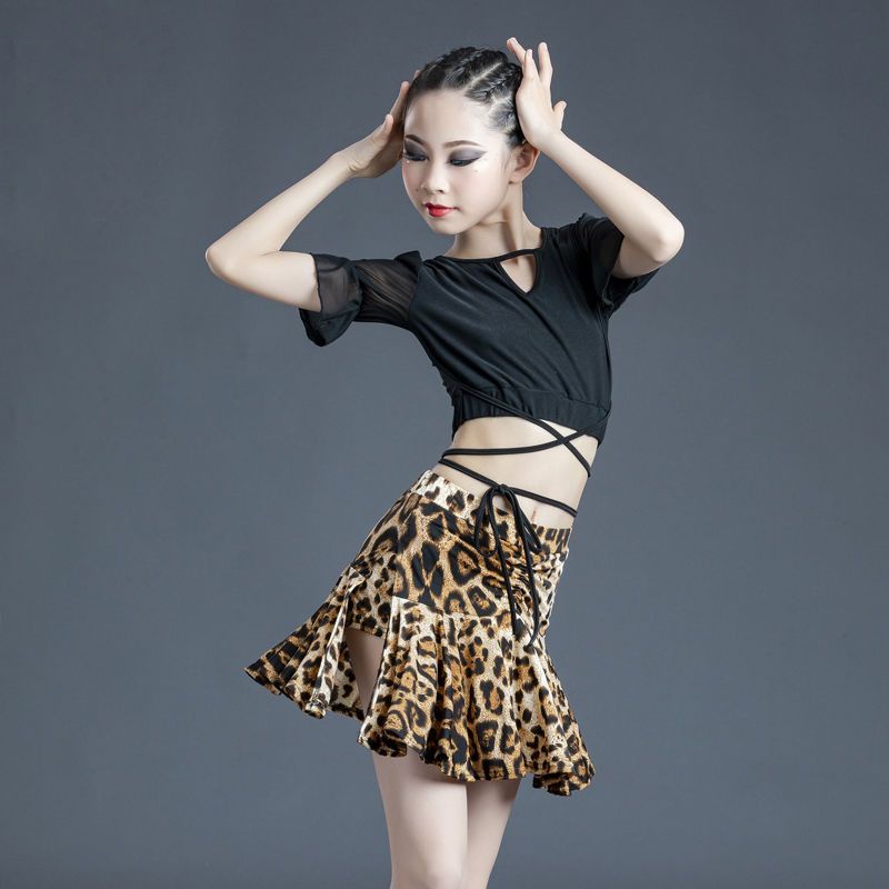 Trang Phục Biểu Diễn Khiêu Vũ Latin Latin Chuẩn 3.244 Cho Bé