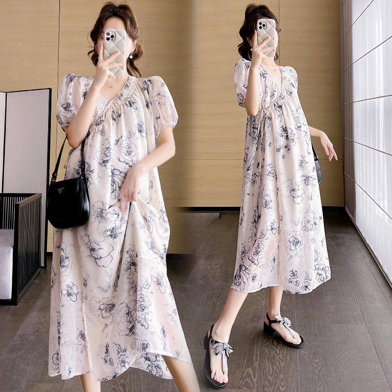 Đầm bầu HQV650 hàng nhập cao cấp shop Young Mom