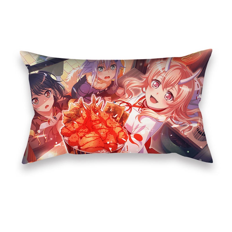 50 * 30cm BanG Dream! Băng Đeo Đầu Dự Tiệc Cho Bé Gái! Vỏ Gối Tựa Bằng Polyester Trang Trí Nhà Cửa / Xe Hơi
