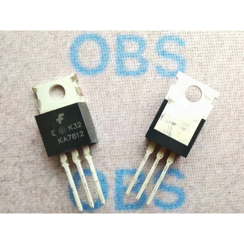 ((5 Chiếc) KA7812 KA7812ETU KA7812TU 7812 Bộ Điều Chỉnh Điện Áp Triode TO-220 Nhập Khẩu /