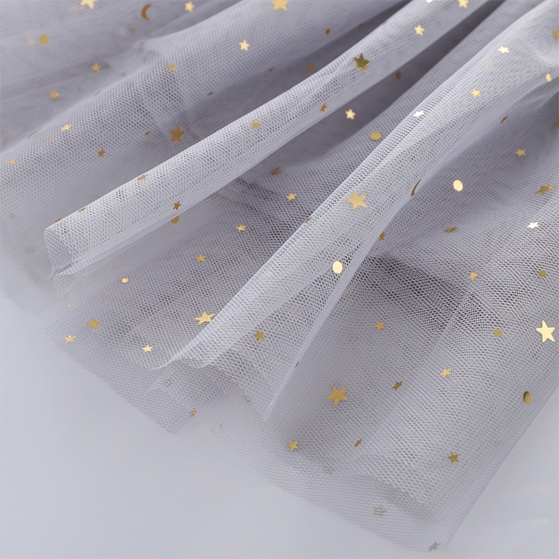 Chân váy LJMOFA họa tiết trăng sao lấp lánh thời trang mùa hè cho bé gái 3-10 tuổi