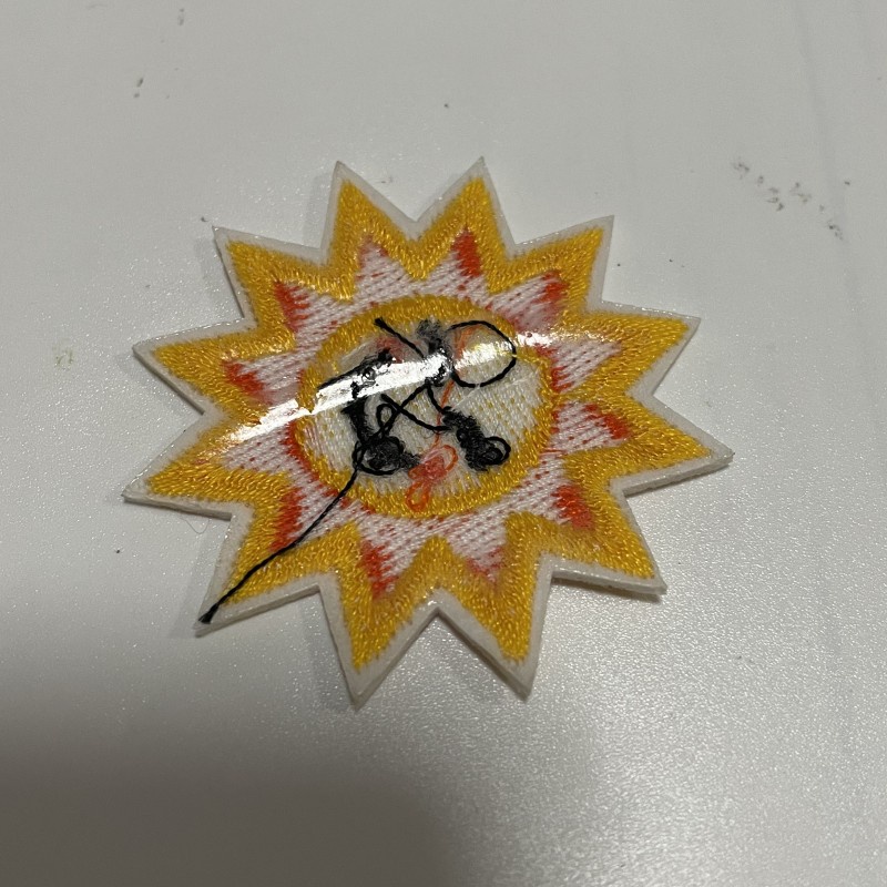 Sticker Ủi Thêu Hình Trái Cây / Mặt Trời / Cầu Vồng / Iephant Hoạt Hình DIY